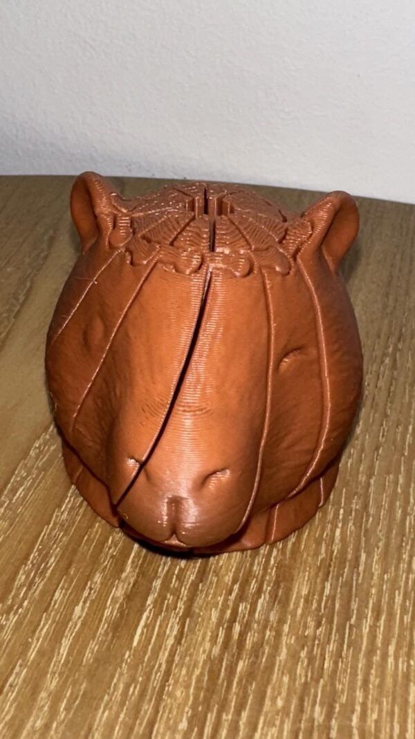 Rozkładana Figurka Kapibara 3D – Gadżet na Biurko / Prezent